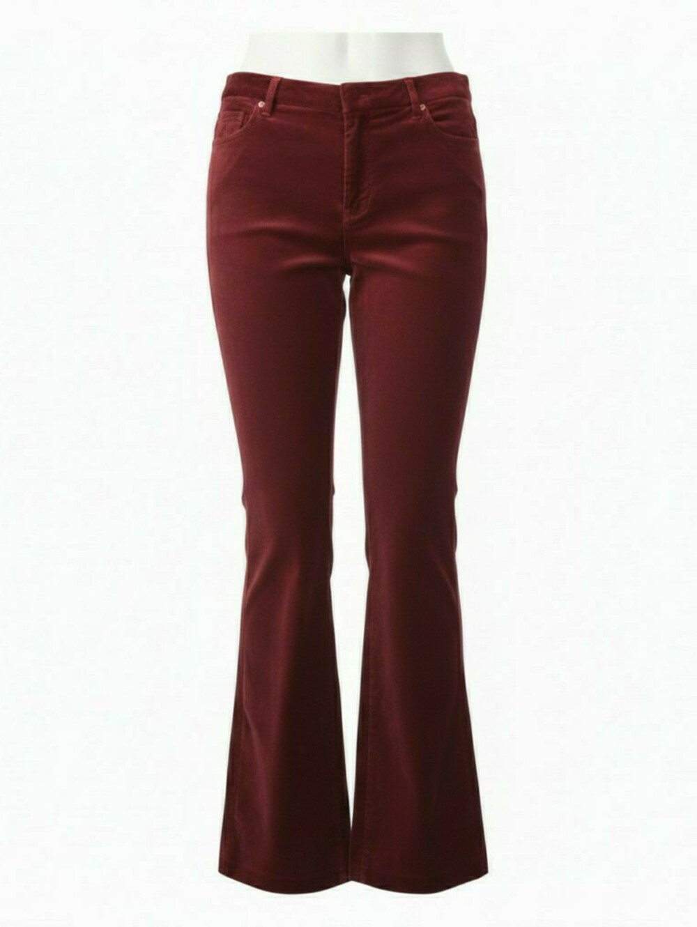 Banana Republic Burnt Red Velvet Boot Cut Pants Size 6